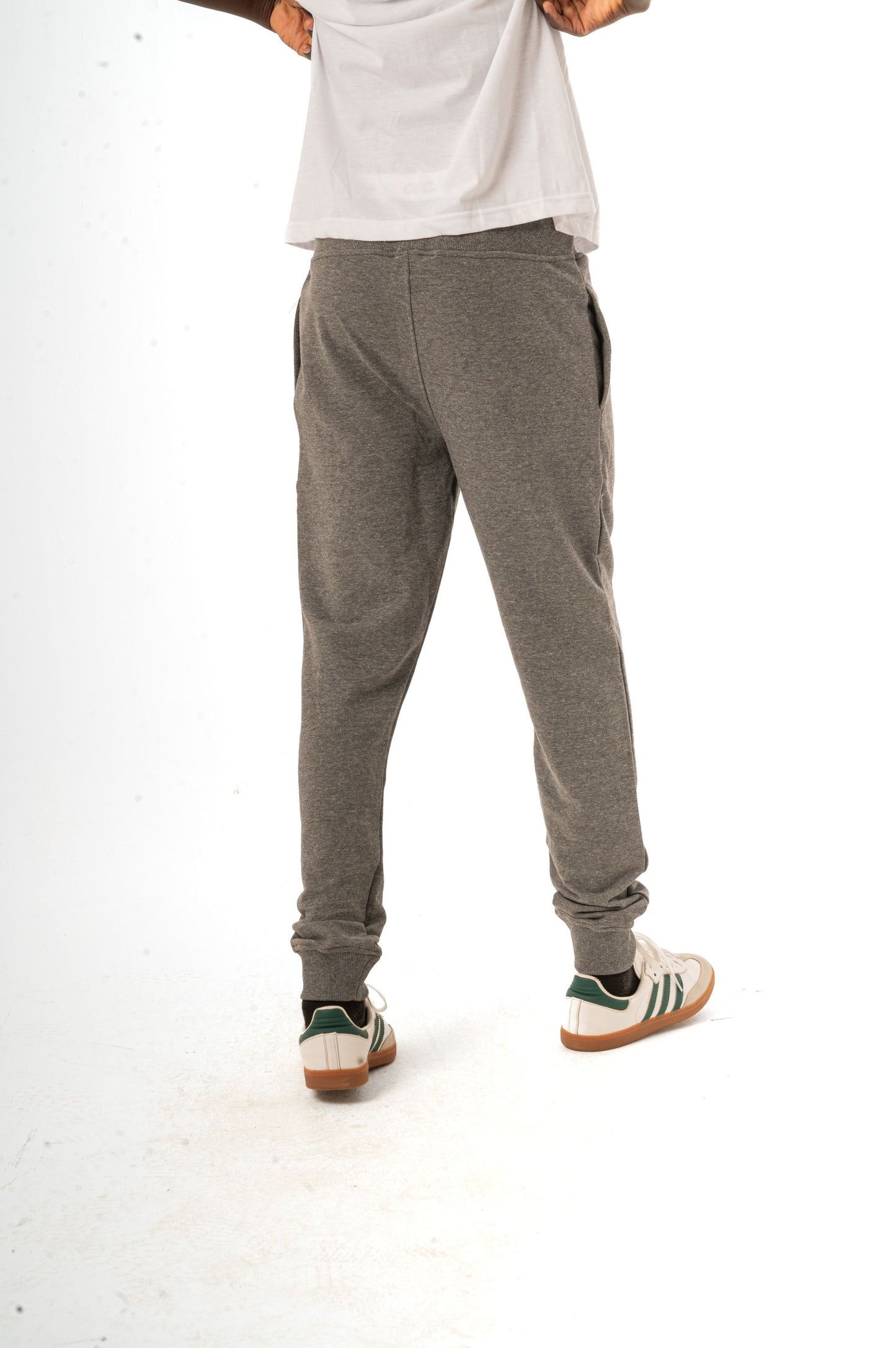 AERO 87 HERITAGE JOGGER SWEATPANTS-CHARCOAL HEATHER GREY