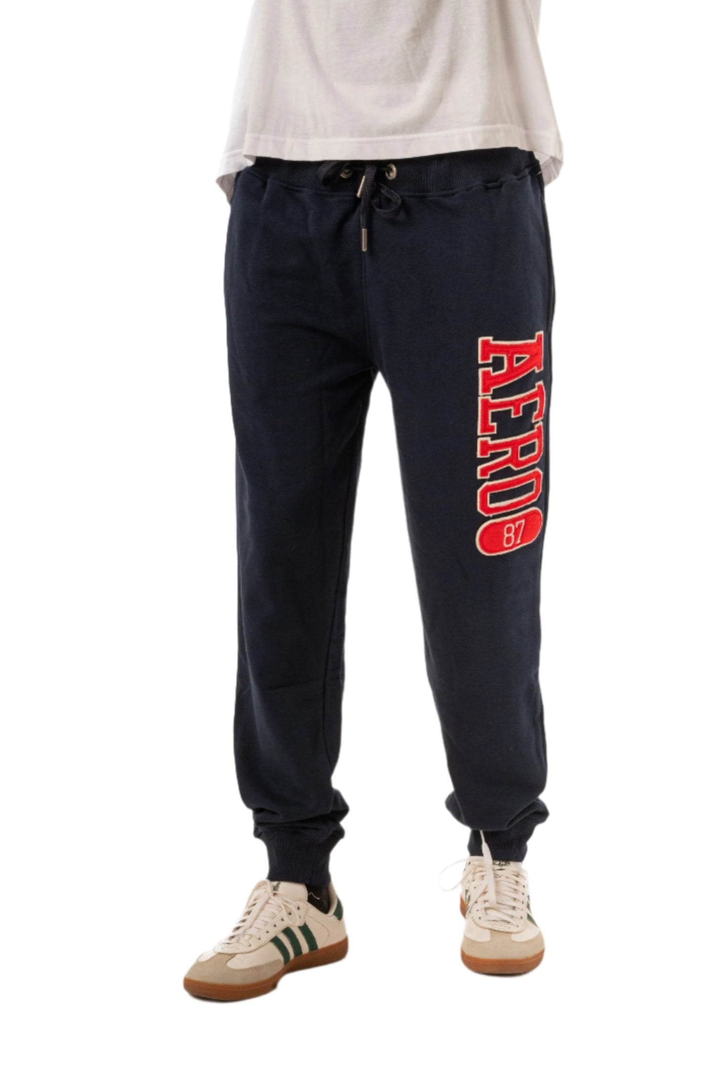 AERO 87 HERITAGE JOGGER SWEATPANTS-NAVY