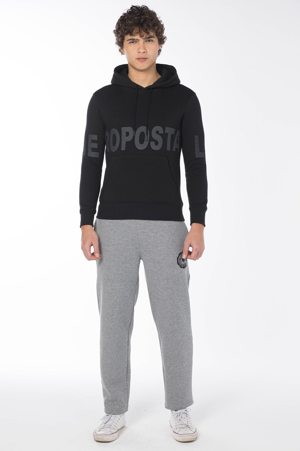 AEROPOSTALE HOODIE-BLACK