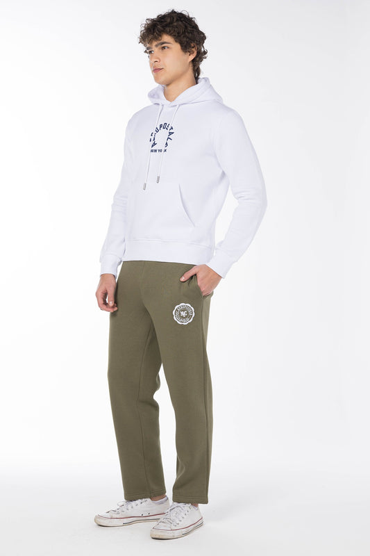 AEROPOSTALE NY SHIELD JOGGER SWEATPANTS-WILDCAT KHAKI