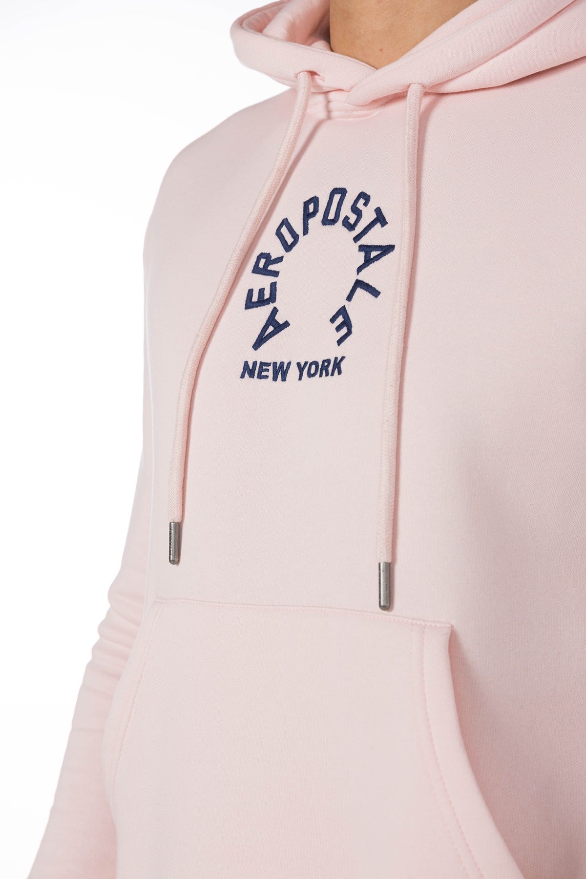 AEROPOSTALE NEW YORK CIRCLE HOODIE-LTPINK