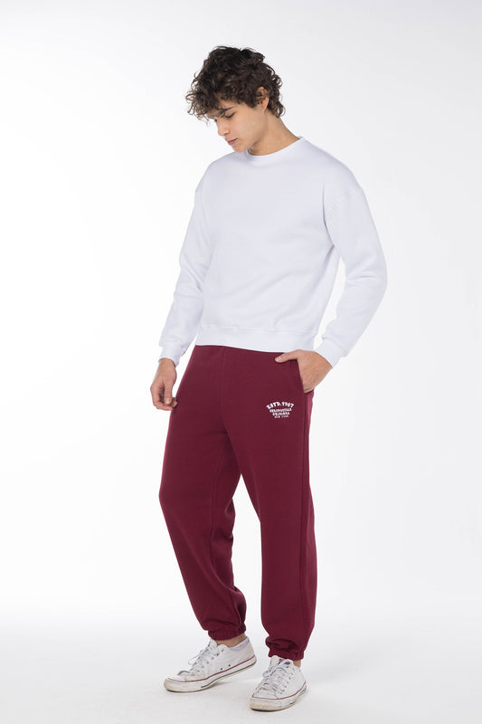 AEROPOSATE ORIGINIAL ESTD. 1987 JOGGER SWEATPANTS-DKRED