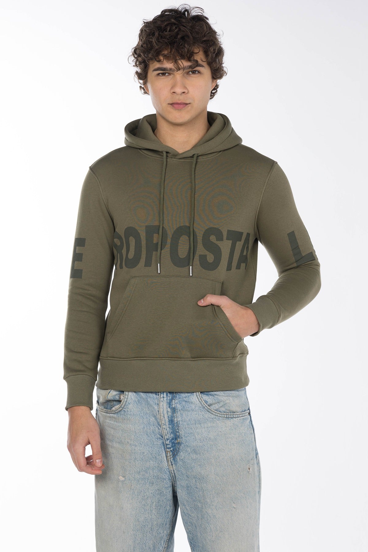 AEROPOSTALE HOODIE-WILDCAT KHAKI