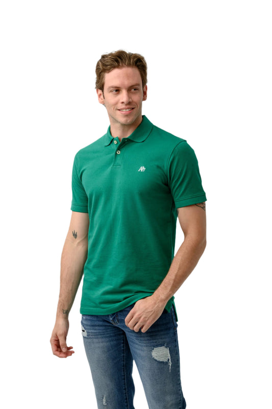 REG. A87 LOGO PIQUÃ‰ POLO-GREEN