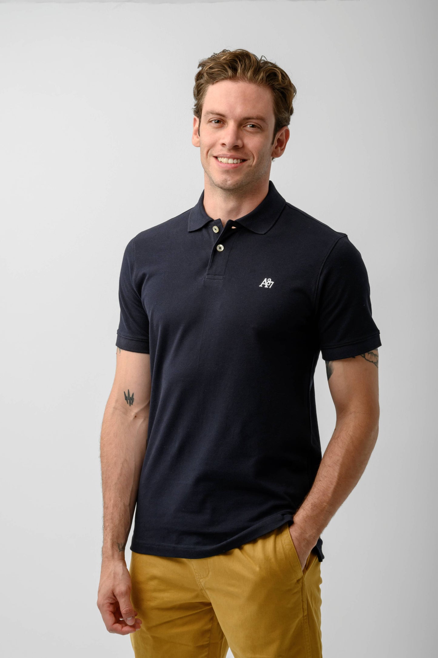 REG. A87 LOGO PIQUÃ‰ POLO-NAVY