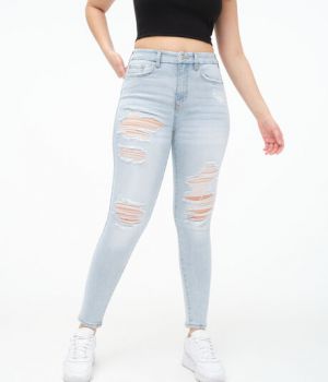 Aéropostale Premium Seriously Stretchy High-rise Jegging in Blue