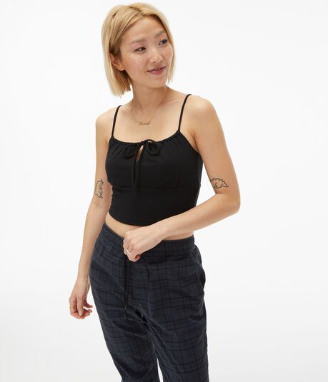 Aéropostale Seriously Soft Seamless Cropped Corset Tank
