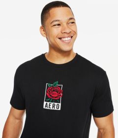 Aero Rose Box Logo Graphic Tee